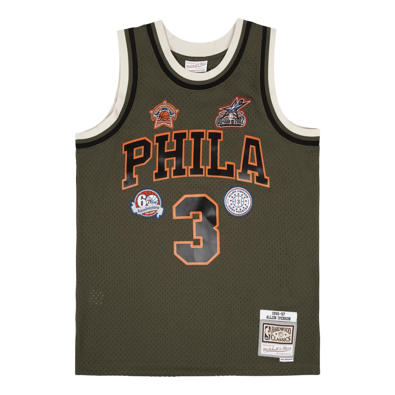 76ers Flight Swingman Jersey - Allen Dark