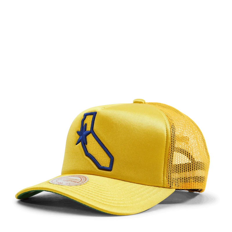Warriors Logo Remix Trucker Snapback