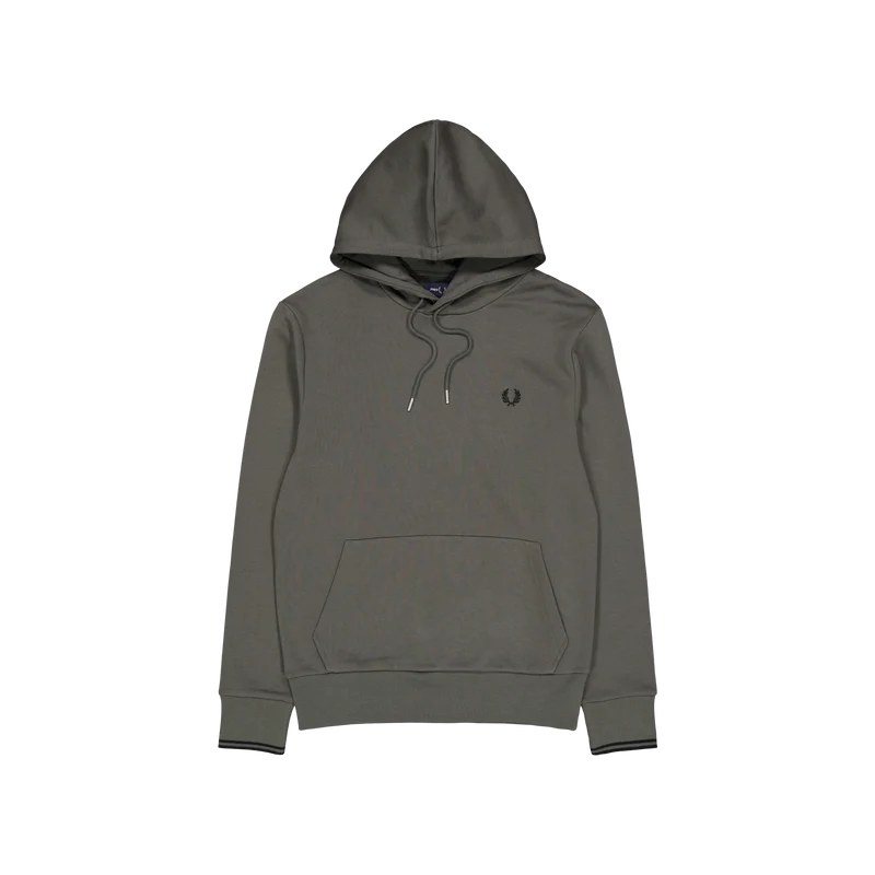 Fred Perry Tipped Hooded Sweatshirt 638