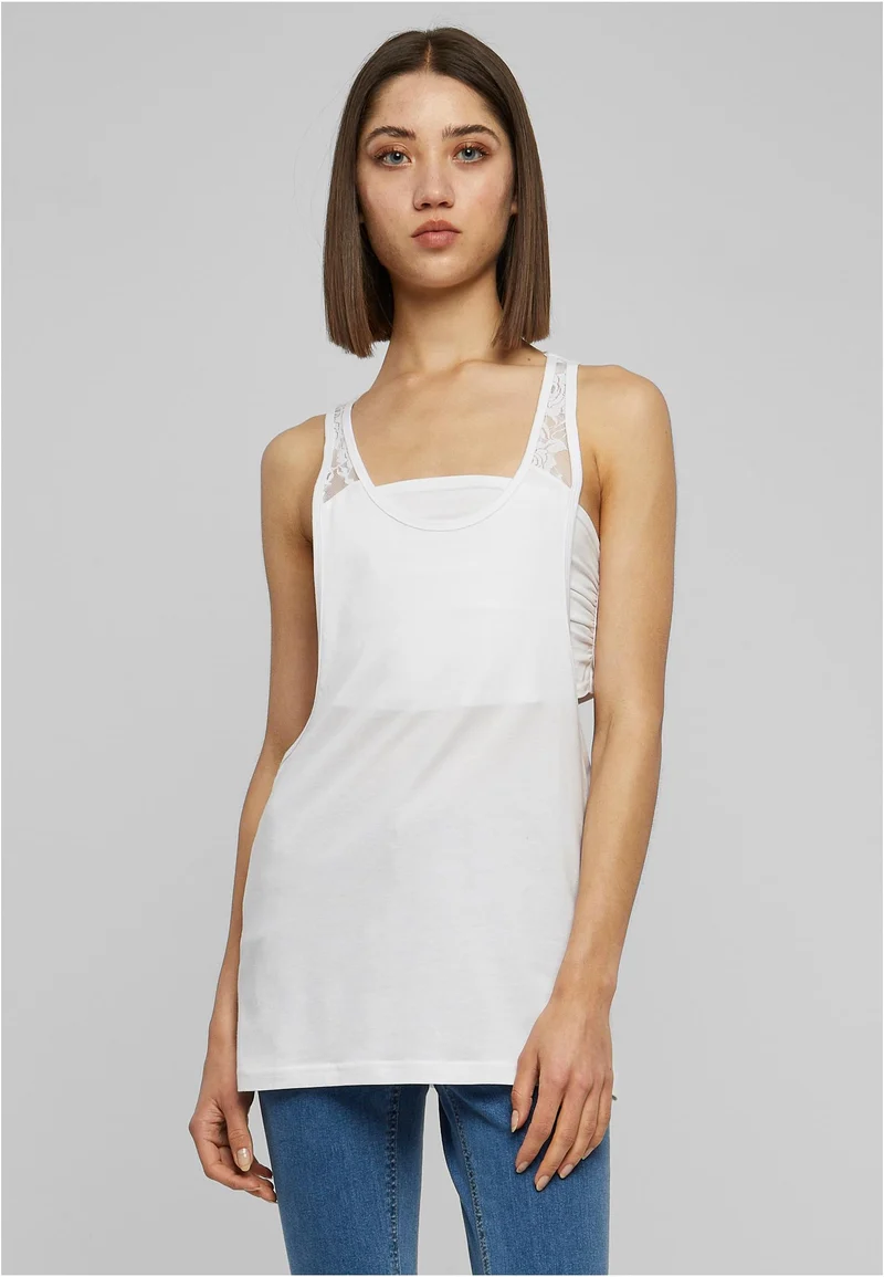 UC Floral Lace Loose Tank