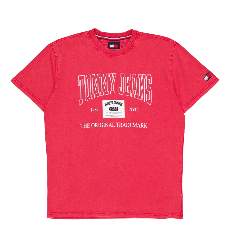 Tjm Reg Ss Archive Tee Ext Xnl-deep Crimson