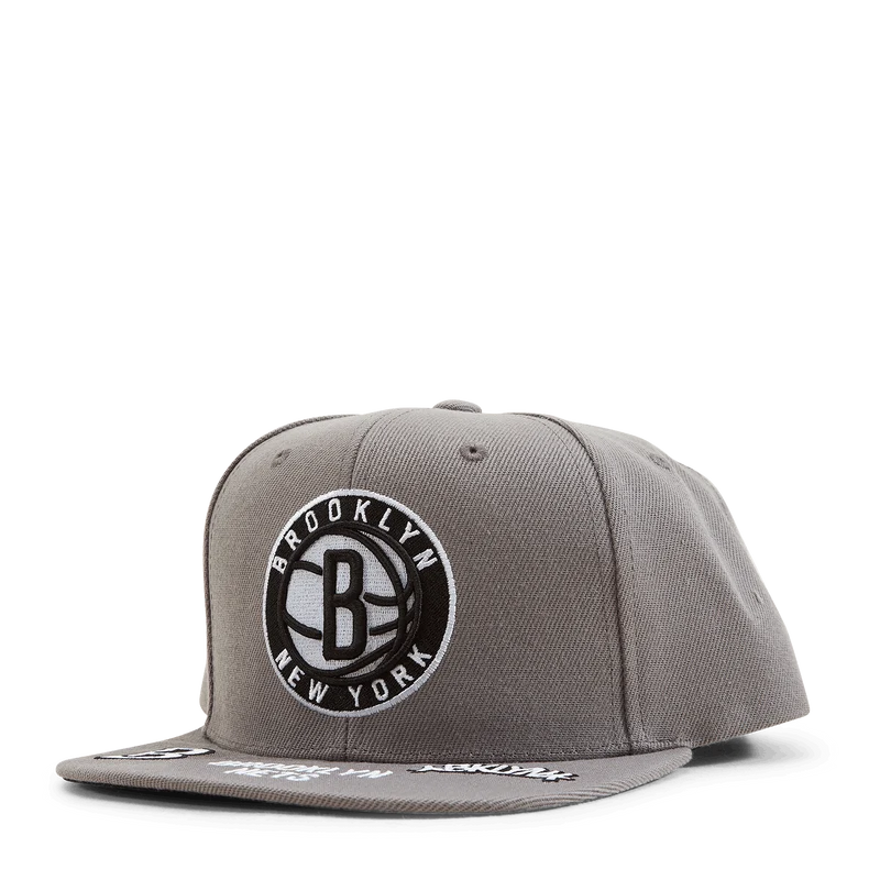 Nets Front Face Snapback