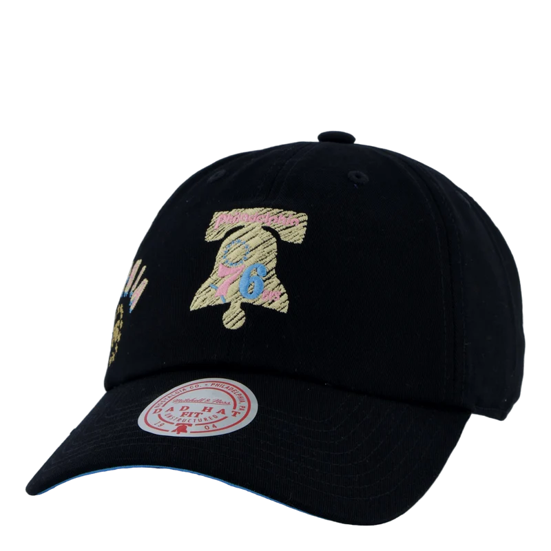 76ers Sidewalk Sketch Strapback HWC