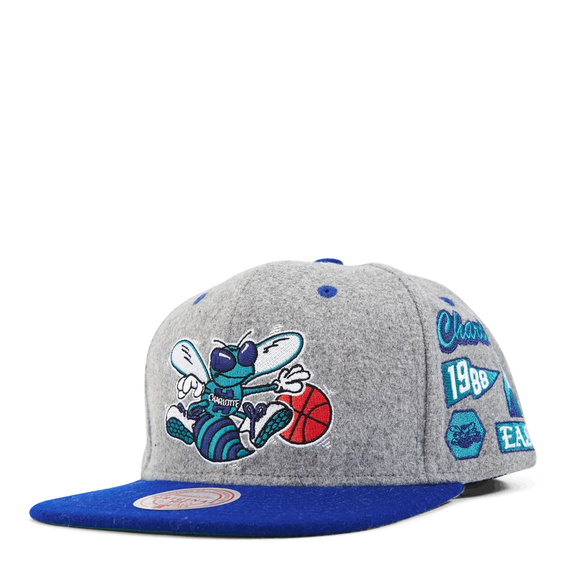 Hornets Melton Patch Snapback HWC