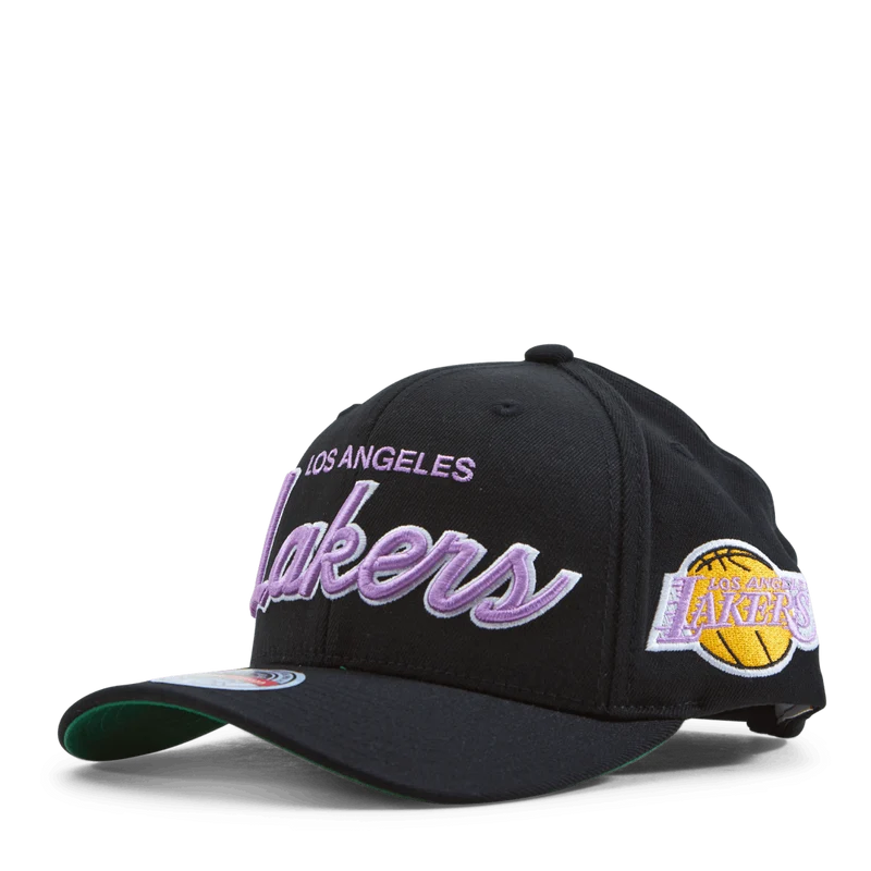 Lakers Foundation Script Stretch Snapback