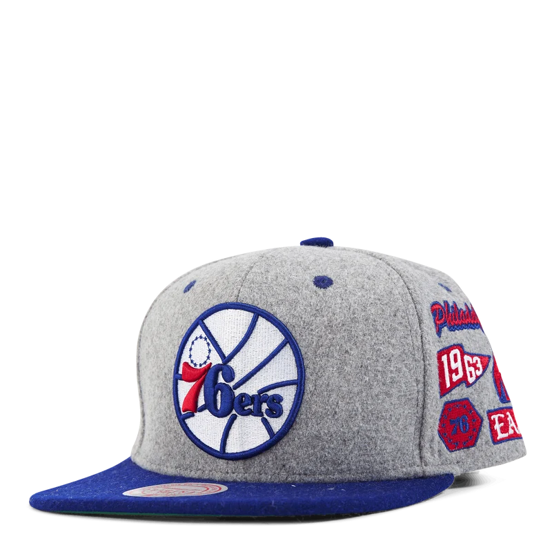 76ers Melton Patch Snapback HWC