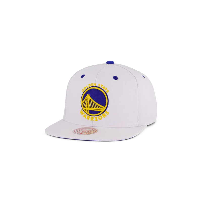 Warriors White Team Color Snapback