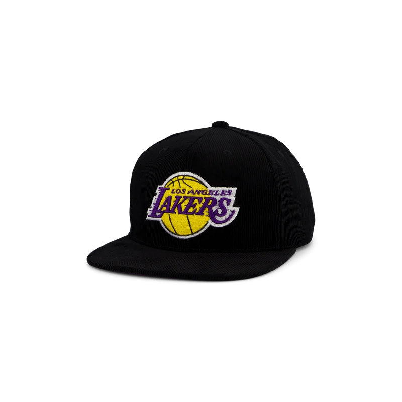 Lakers Black Cord Snapback