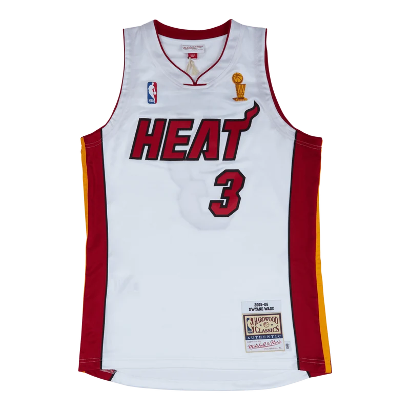 Heat Authentic Jersey Finals Wade