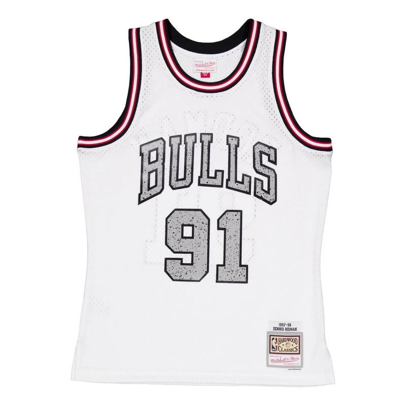 Cracked Cement Swingman Jersey White