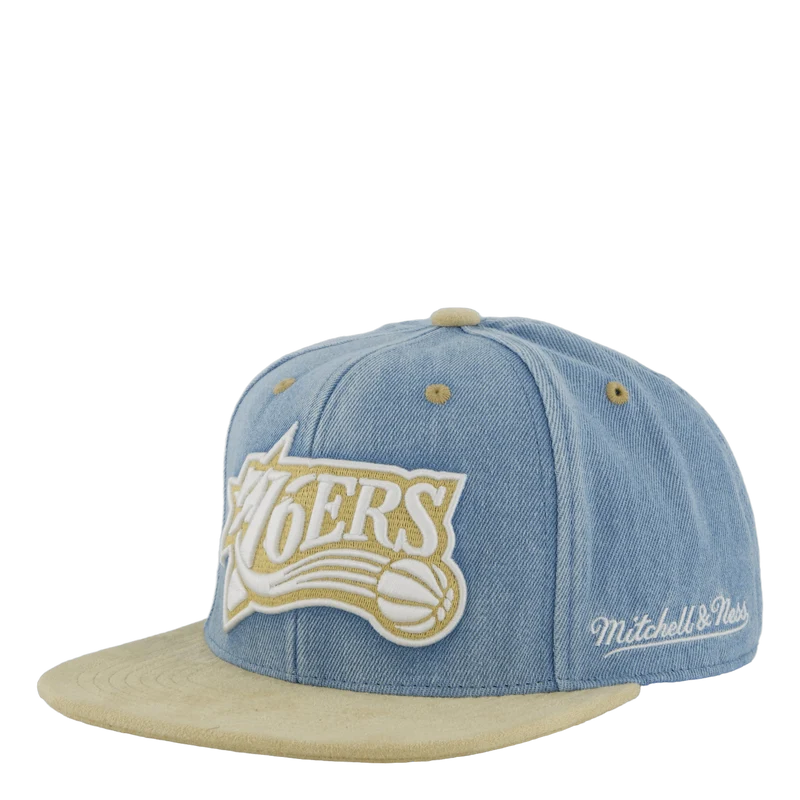 76ers Blue Jean Baby Fitted HWC