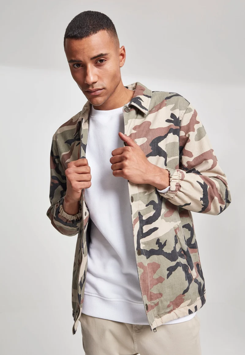 UC Camo Cotton Coach Jacket