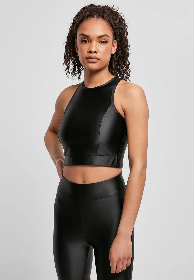 UC Cropped Shiny Top