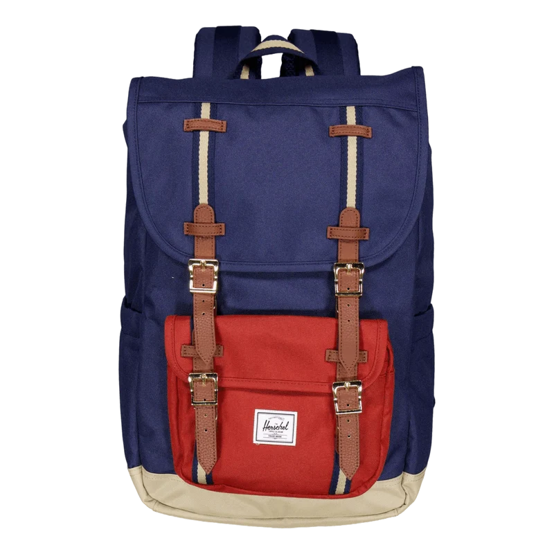 Herschel Little America™ Mid B Black Iris/red Ochre/twill