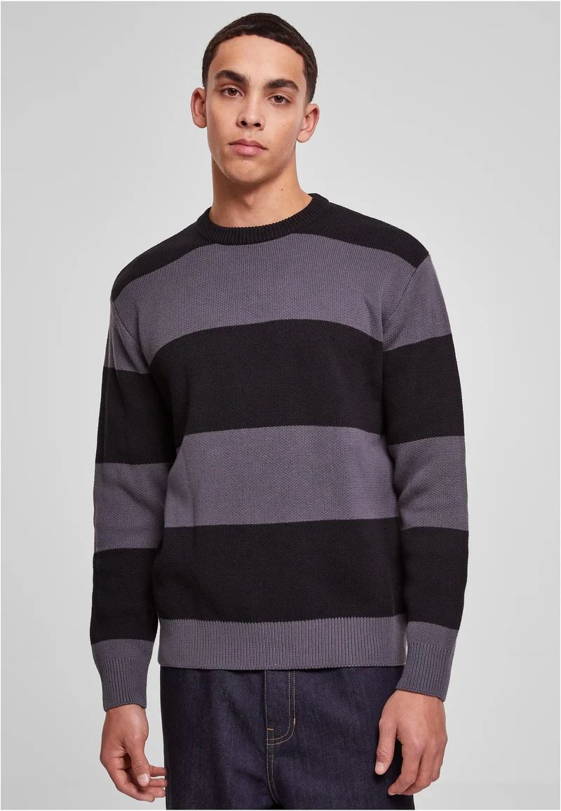 UC Heavy Oversized Striped Sweatshirt