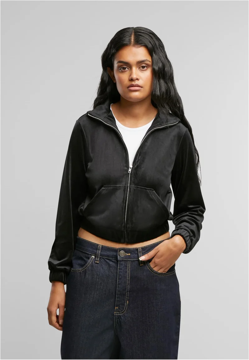 UC Short Velvet Track Jacket