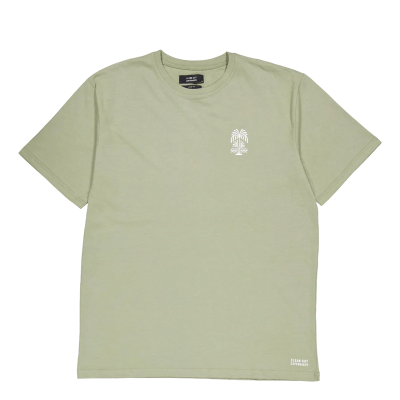 Augustus Organic Tee Dusty Green