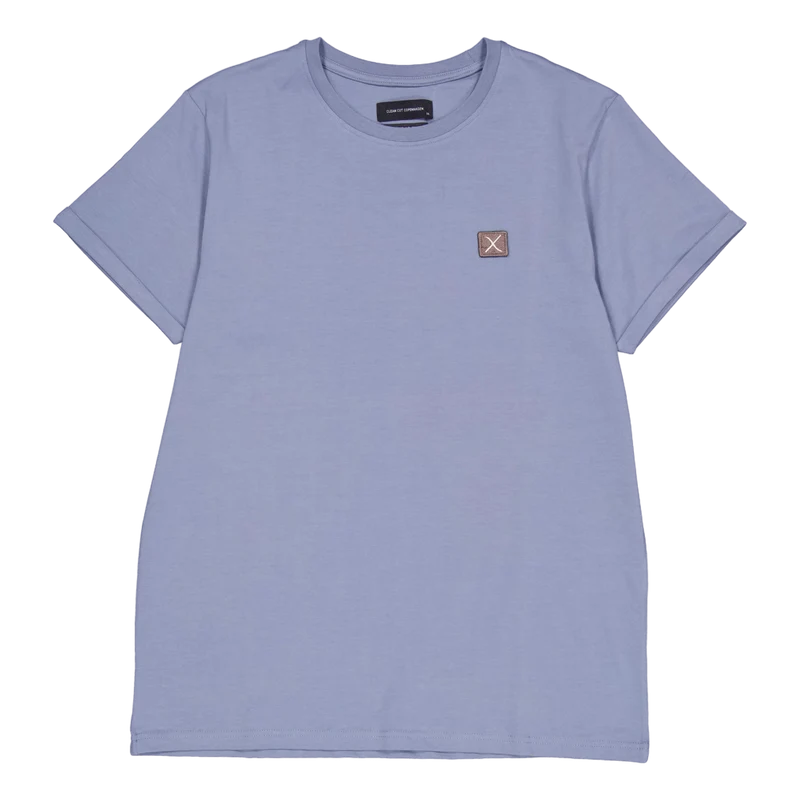 Basic Organic Tee Dusty Blue