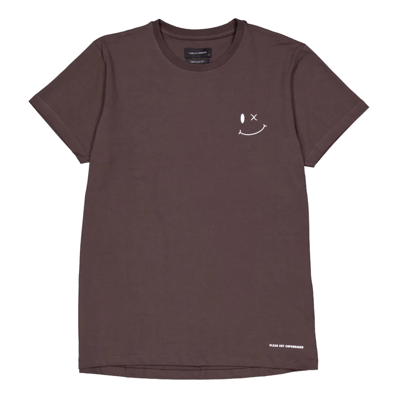 Patrick Organic Tee Dark Brown