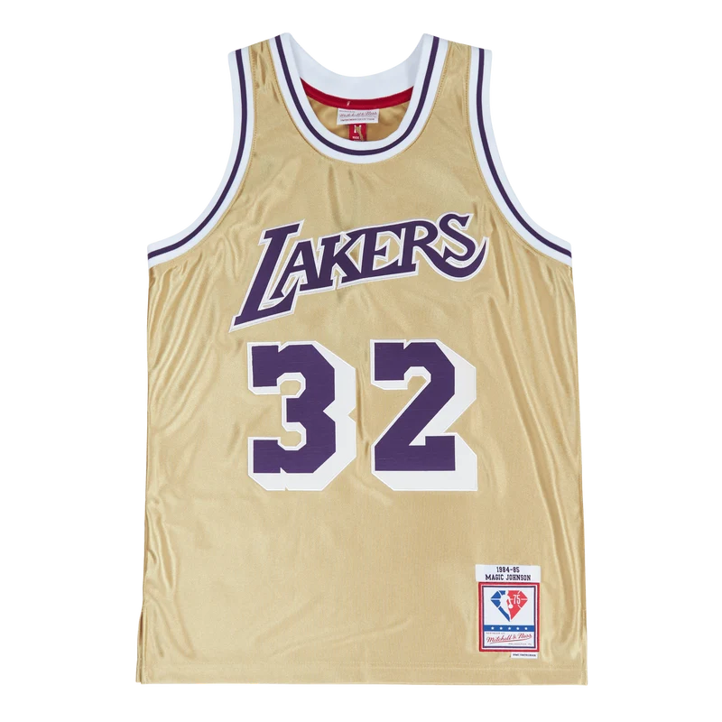 Lakers Nba 75th Gold Swingman Gold