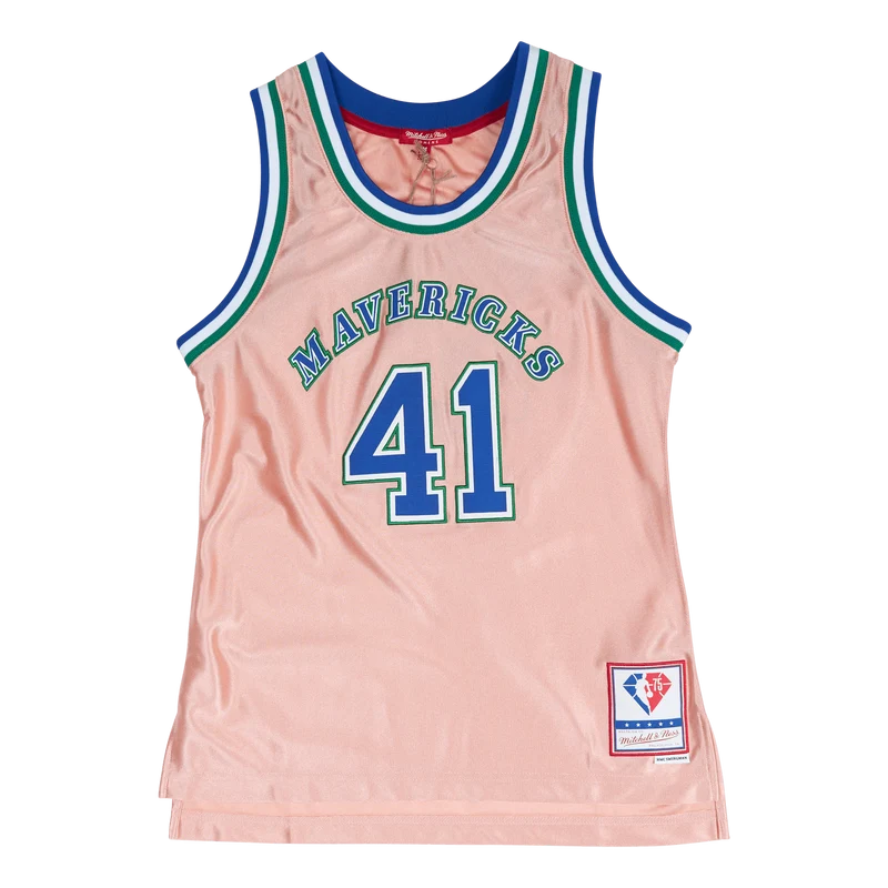 Mavs Nba W 75th Rose Gold Swingman