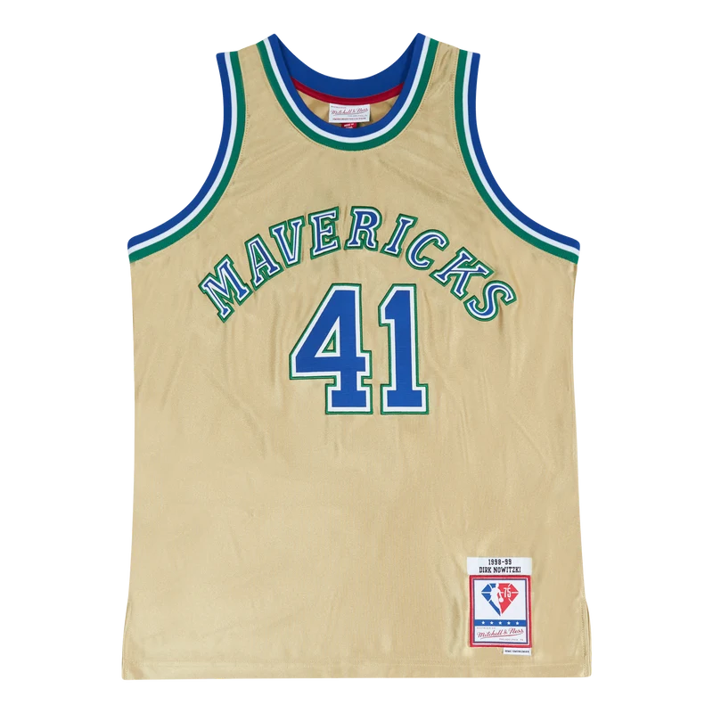 Mavs Nba 75th Gold Swingman