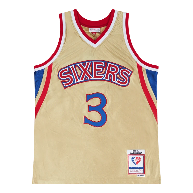 76ers Nba 75th Gold Swingman