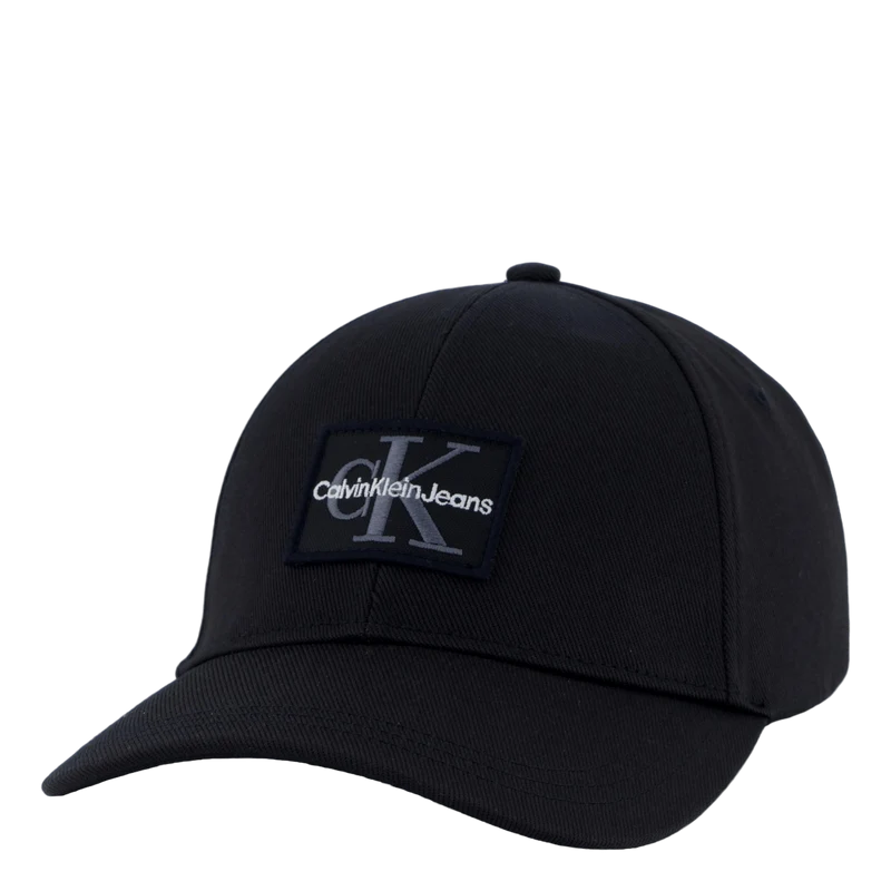 Mono Logo Patch Cap Beh-black