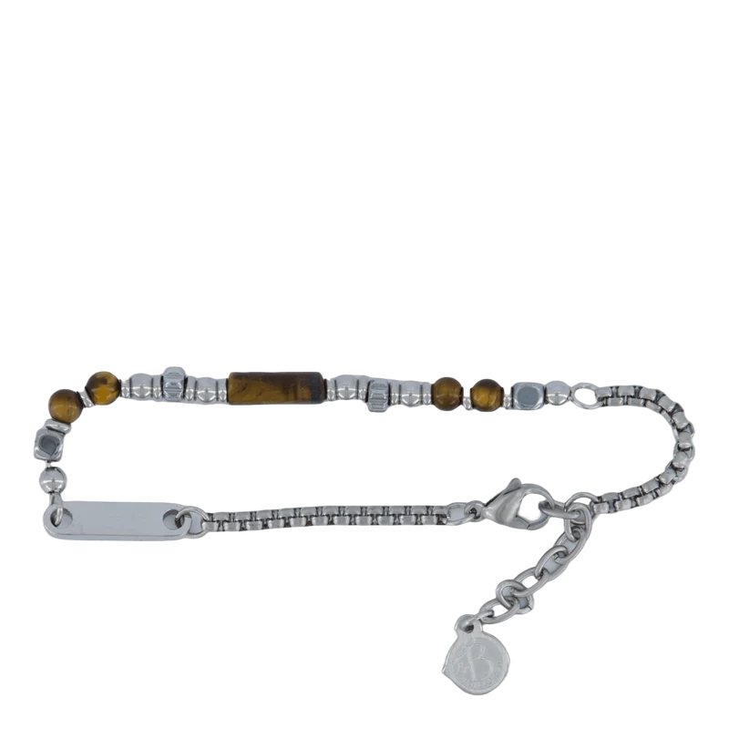 Bracelet Steel/brown