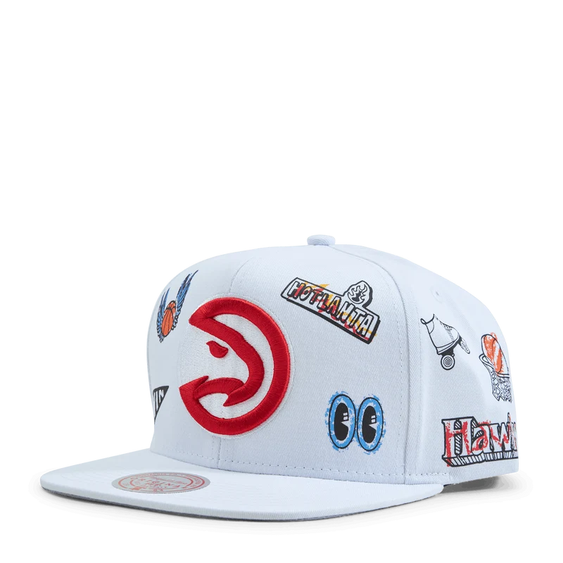 Hawks Hand Drawn Snapback