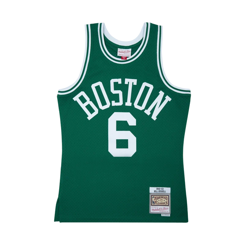 Celtics Road 62-63 Swingman Jersey - Bill Russell