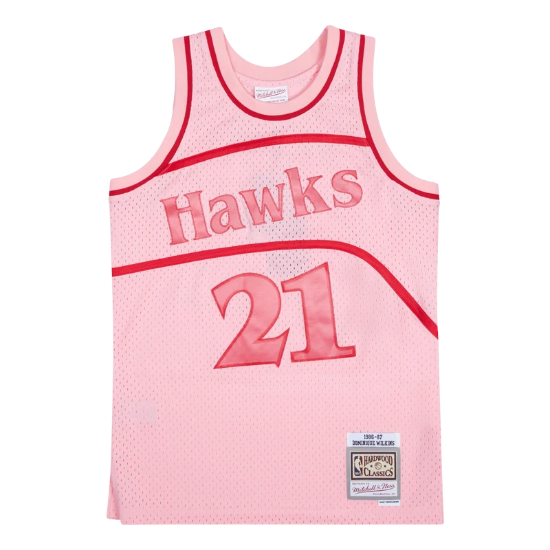 Hawks Space Knit Swingman Jersey - Dominique Wilkins