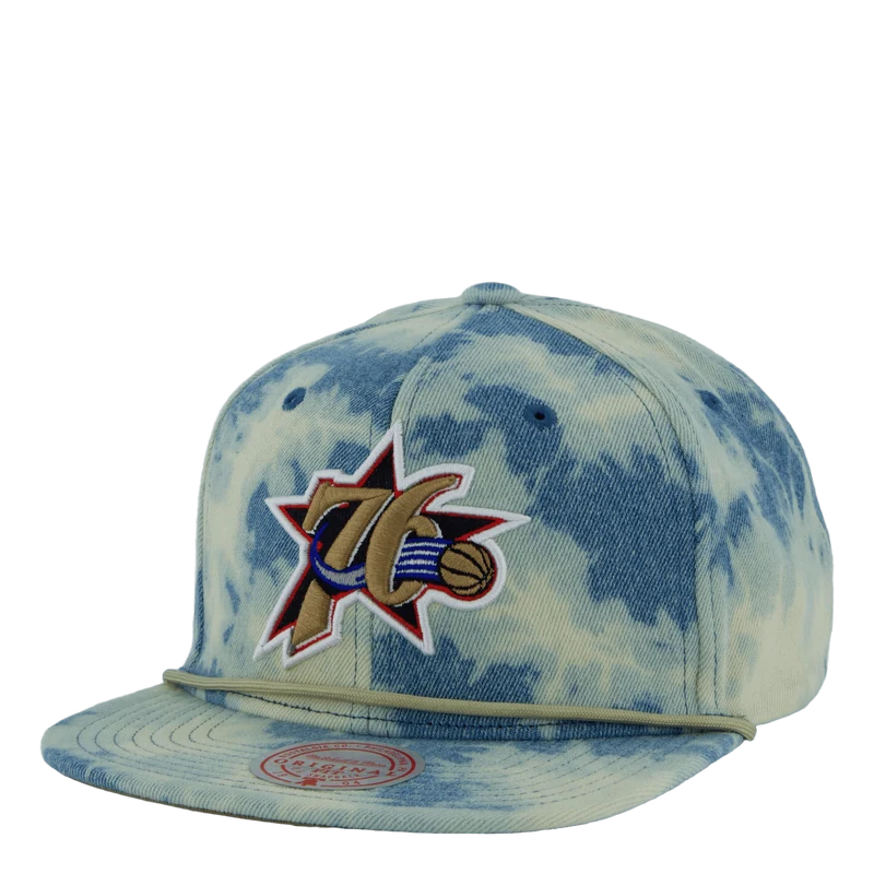 76ers Acid Wash Snapback HWC