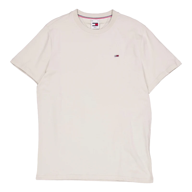 Tjm Slim Jersey C Neck Ext Newsprint