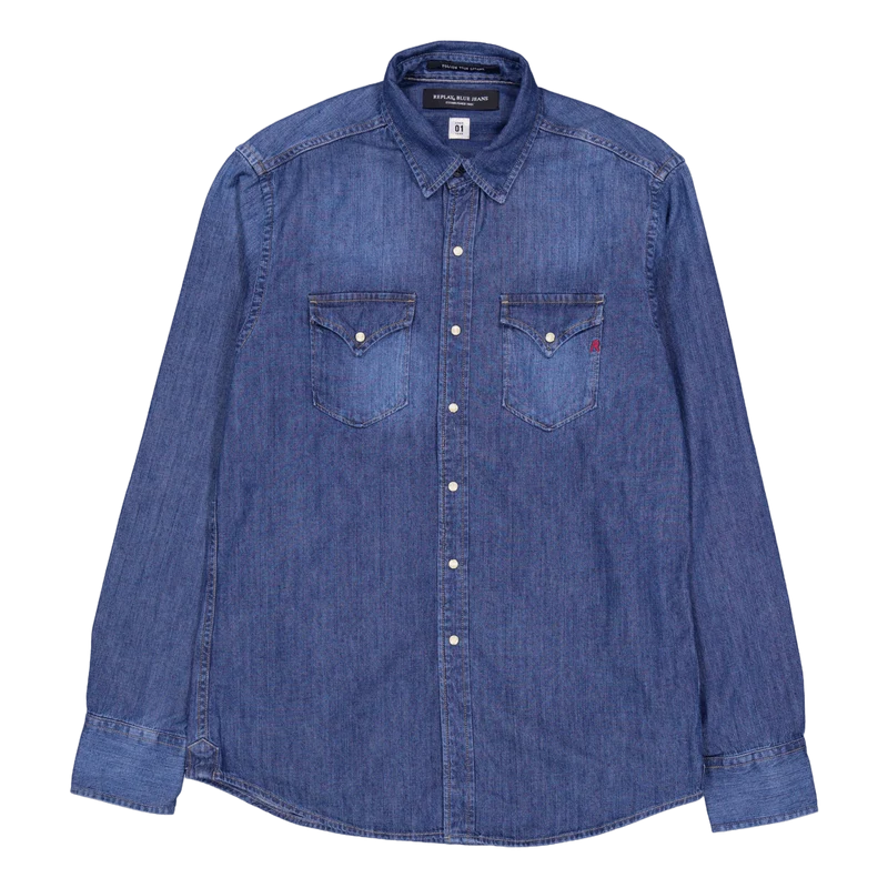 1 Year Aged Denim Shirt 009