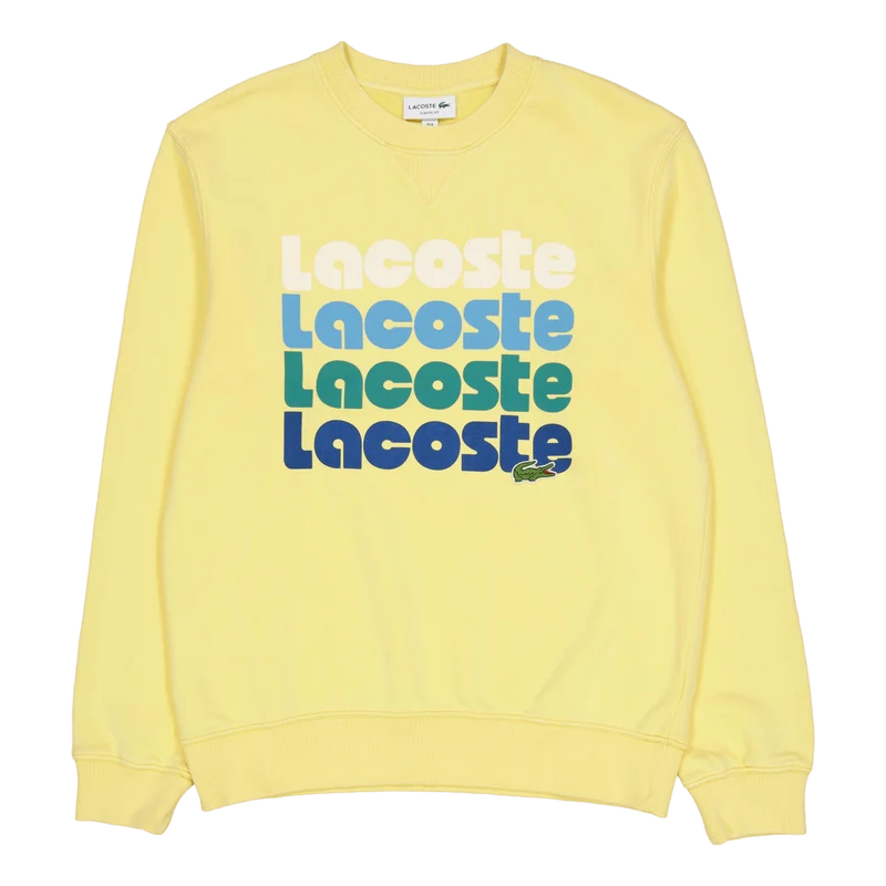 Lacoste Logo Sweatshirt Iy1 Cornsilk
