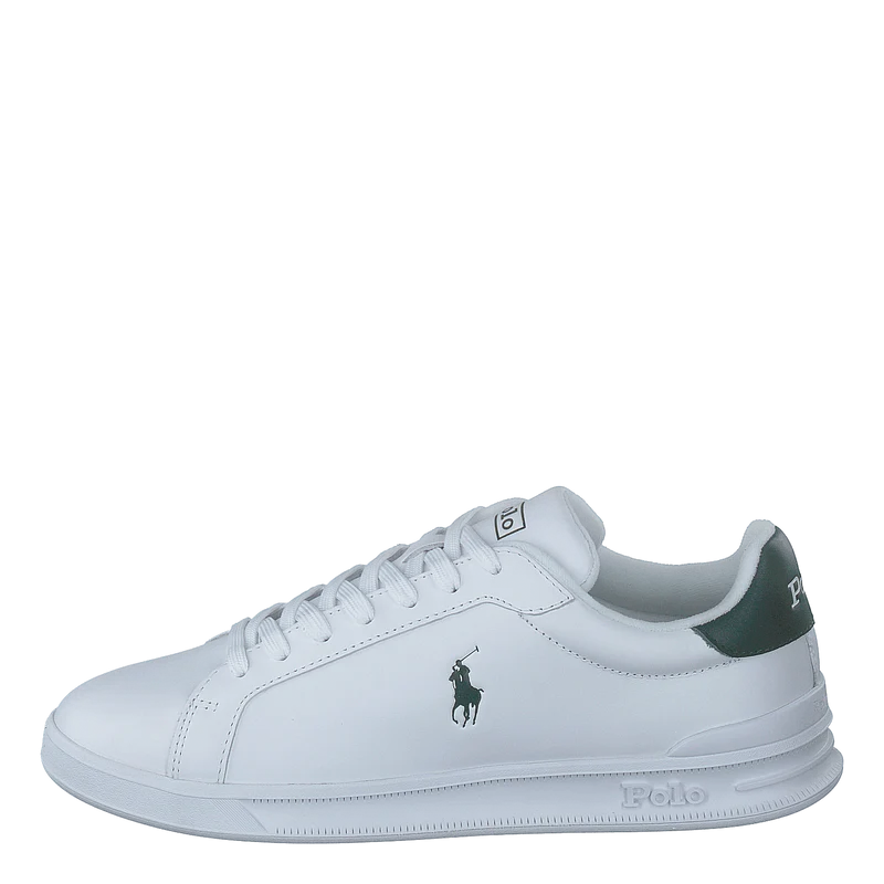 Heritage Court II Leather Sneaker White / College Green PP