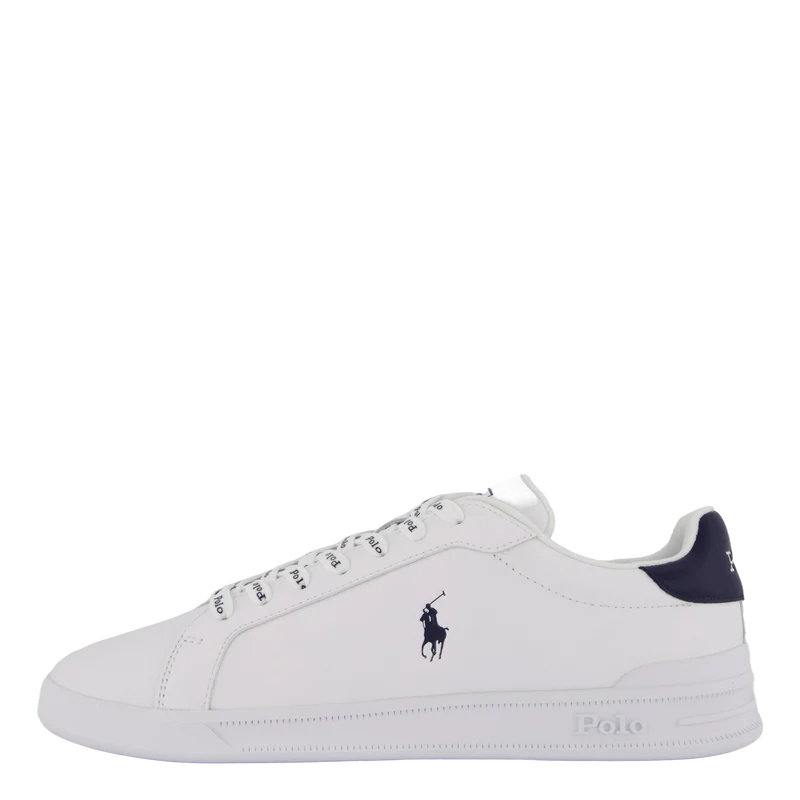 Heritage Court II Leather Sneaker White / Newport Navy PP
