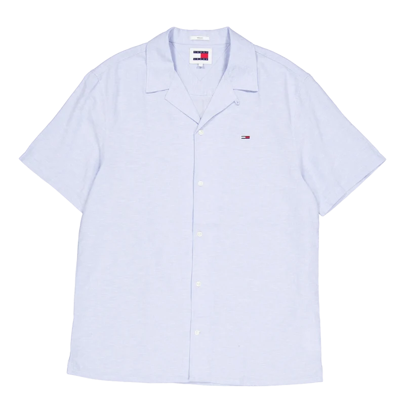 Tjm Linen Blend Camp Shirt Ext Moderate