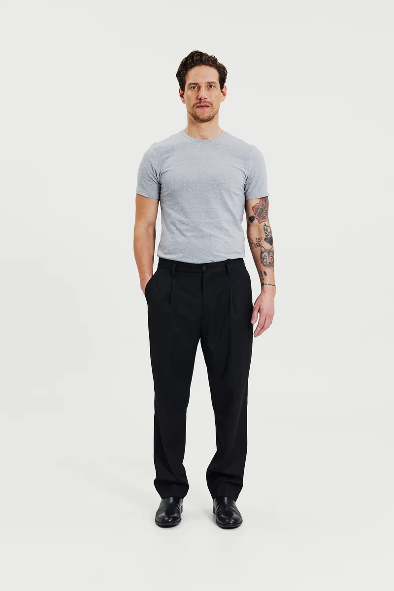 Crew-Neck 2-Pack Grey Melange