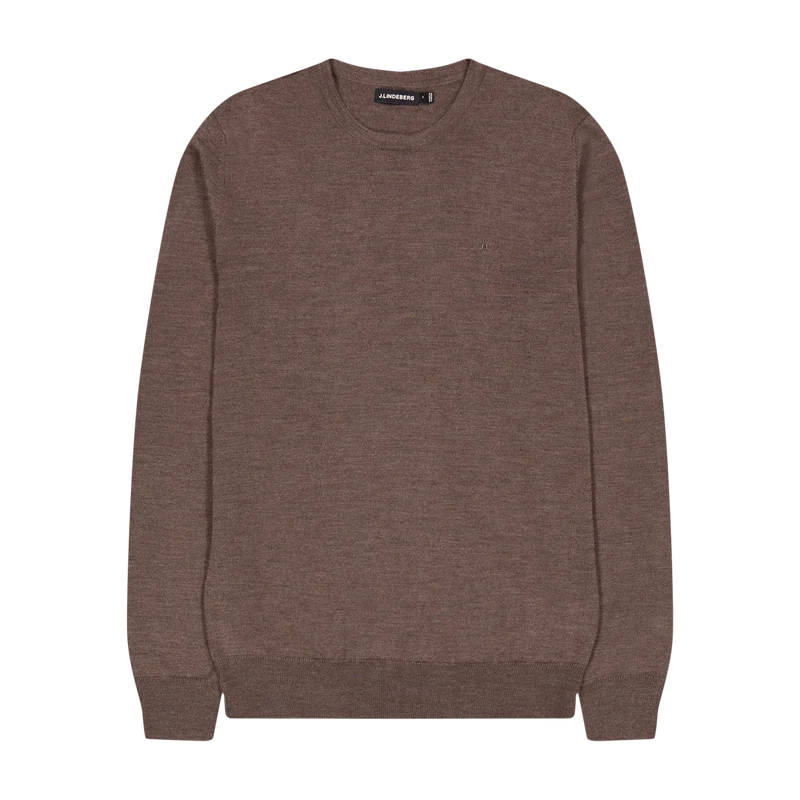 Lyle Light Merino Sweater E374 Walnut