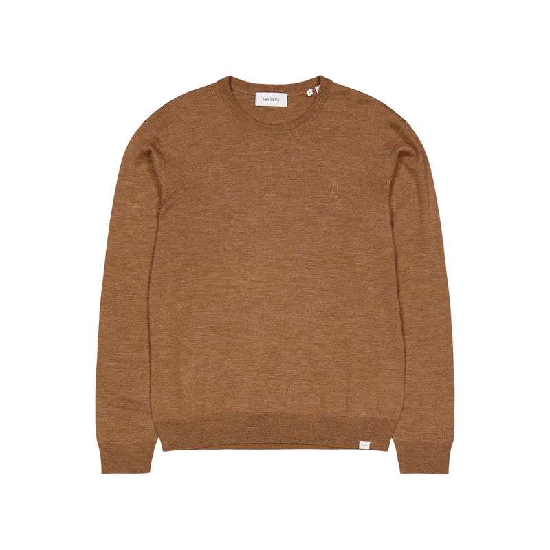 Les Deux son Merino Knit Camel