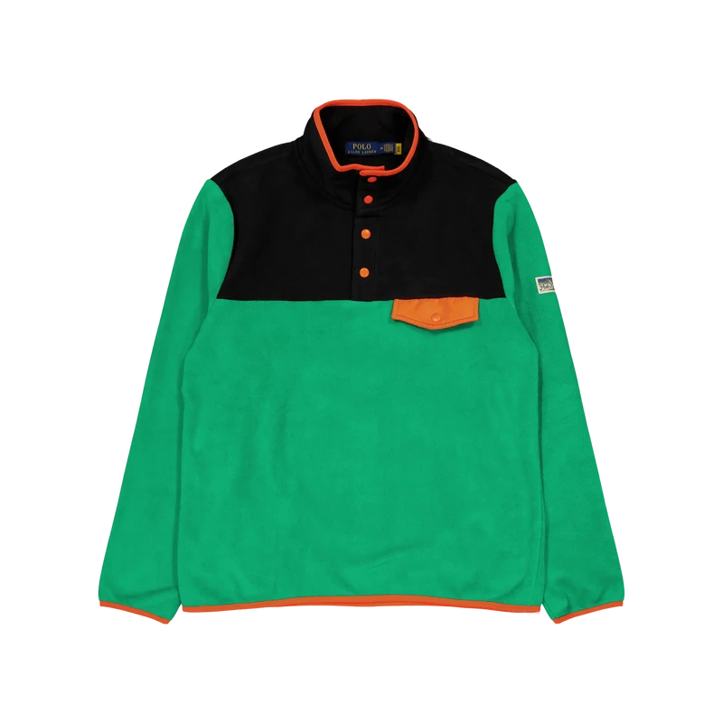 Polo Ralph Lauren Lssnapmockm1-long Sleeve-sweat Billiard Multi