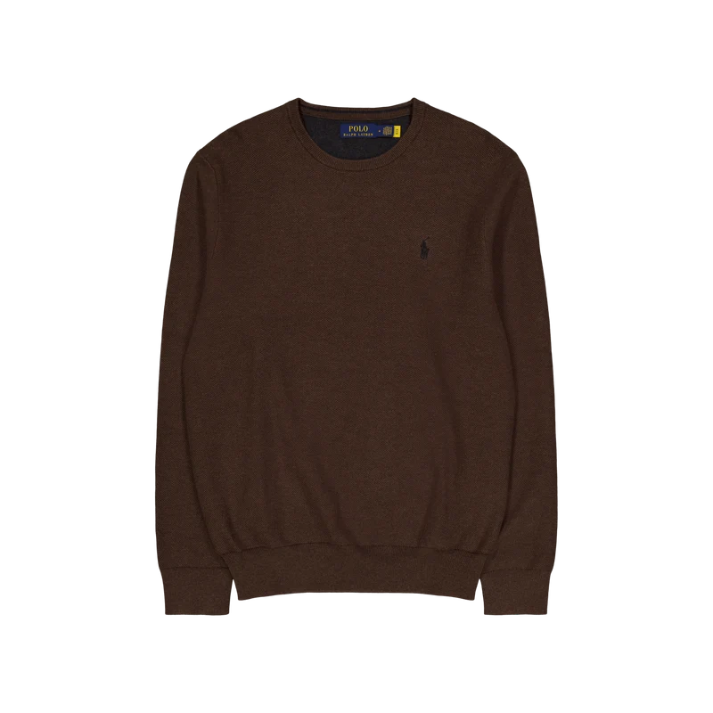 Polo Ralph Lauren Cotton Crew Neck Pullover Spa Hthr