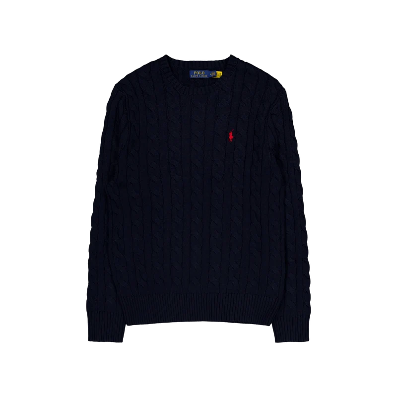 Polo Ralph Lauren Roving Cotton Crew Neck Knit Hunter