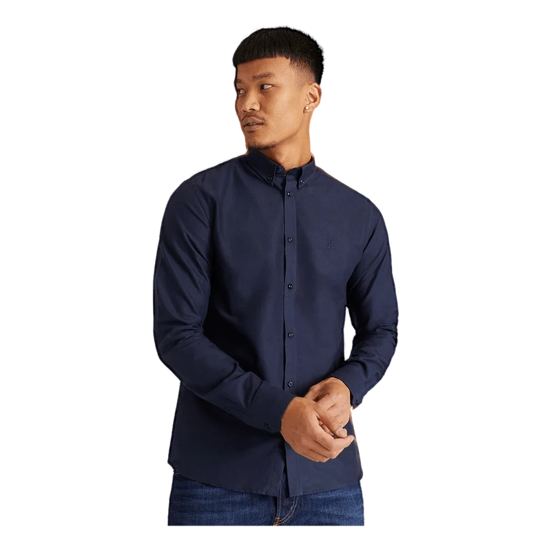 Les Deux Christoph Oxford Shirt Dark