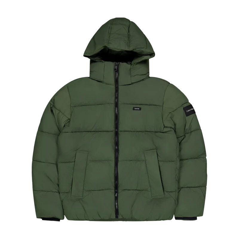 Calvin Klein Crinkle Nylon Quilt Jacket Llp - Thyme