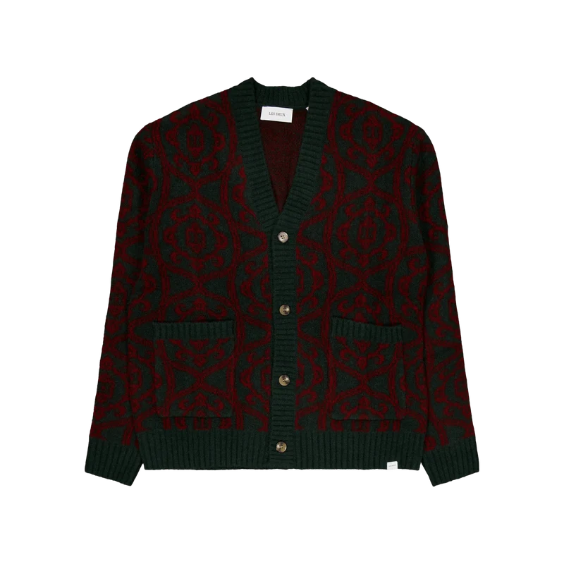 Les Deux Fillip Jacquard Cardigan