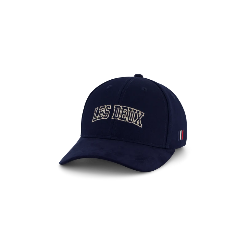 Les Deux Blake Suede Baseball Cap