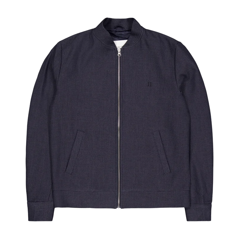 Les Deux Como Structure Bomber Jacket Dark